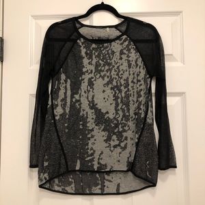 Sheer Elie Tahari top
